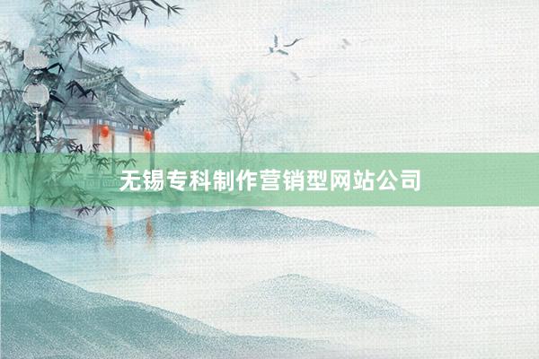 无锡专科制作营销型网站公司