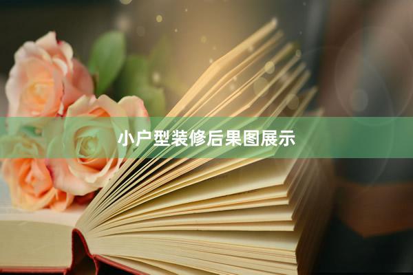 小户型装修后果图展示