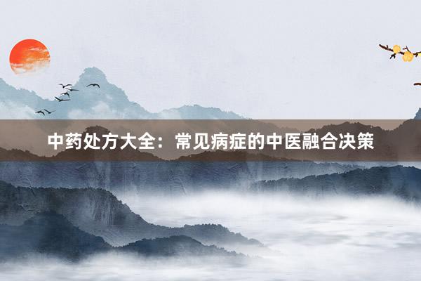 中药处方大全：常见病症的中医融合决策